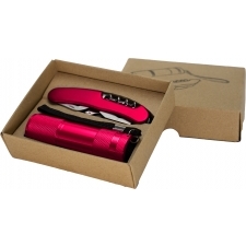 Flashlight and pocket knife set DOVER