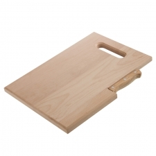 Wooden cutting board with knife LIZZANO