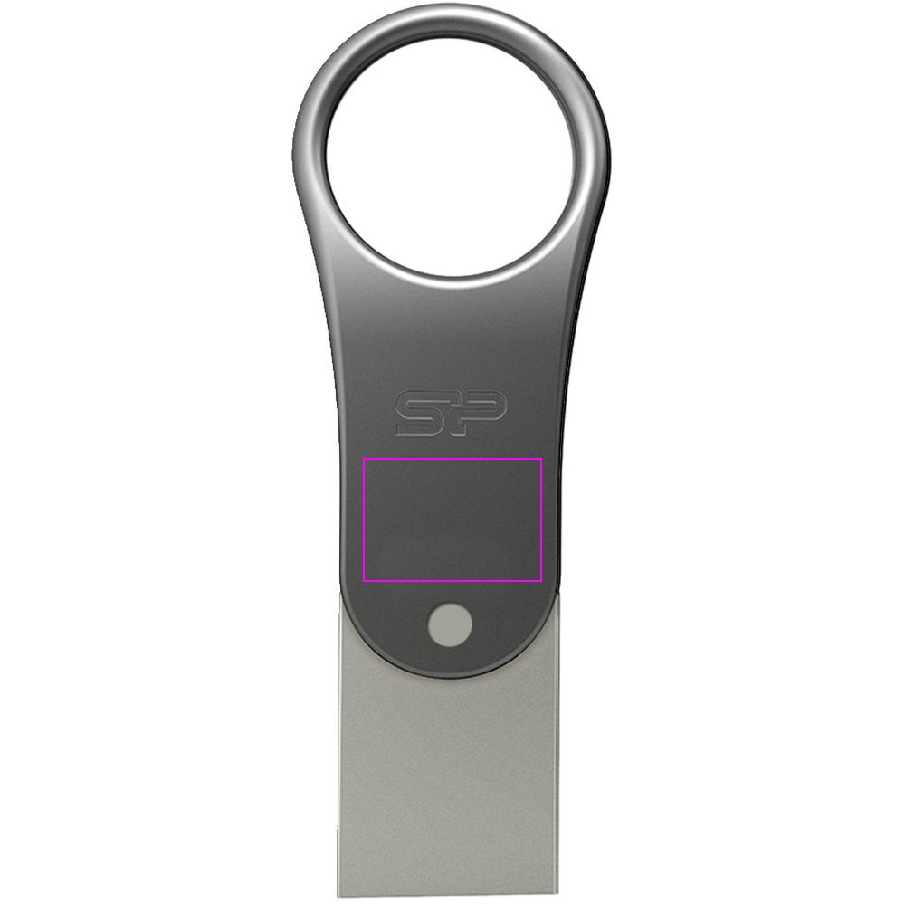 Pendrive with USB Type-C Connector Mobile C80, 16GB 3.2 Silicon Power
