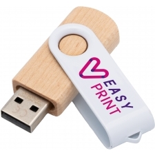 Metal and wooden USB stick