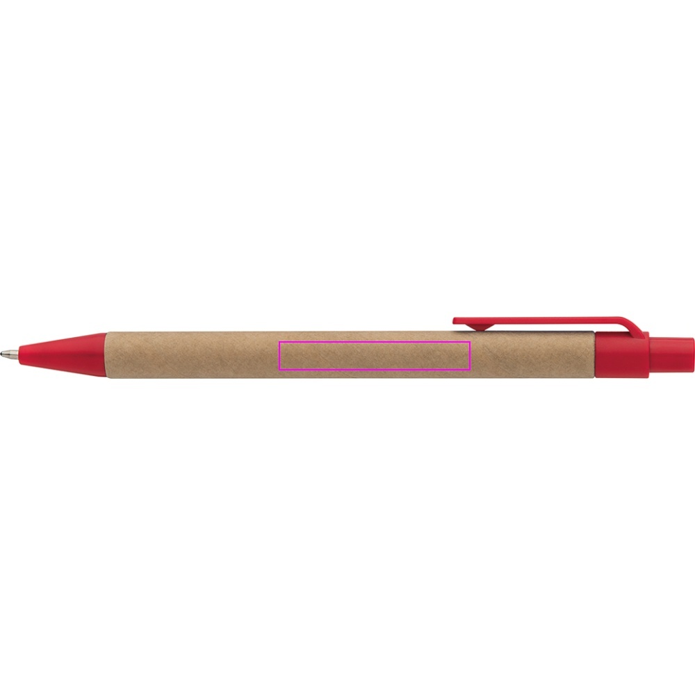 Pen made of recycled cardboard BRISTOL