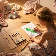Coloring set with 6 crayons FORIO