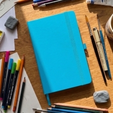 Notebook A6 plain LUBECK