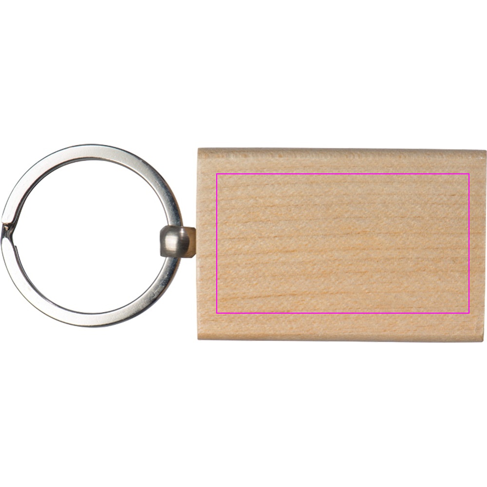 Wooden keyring MASSACHUSETTS