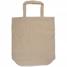 Foldable cotton bag with short handles 120 g/m2 FERRARA