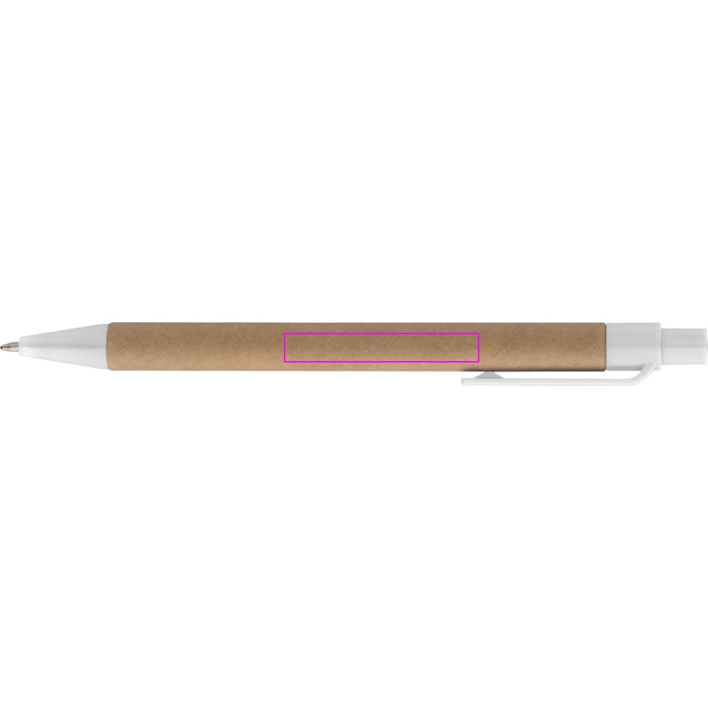 Pen made of recycled cardboard BRISTOL
