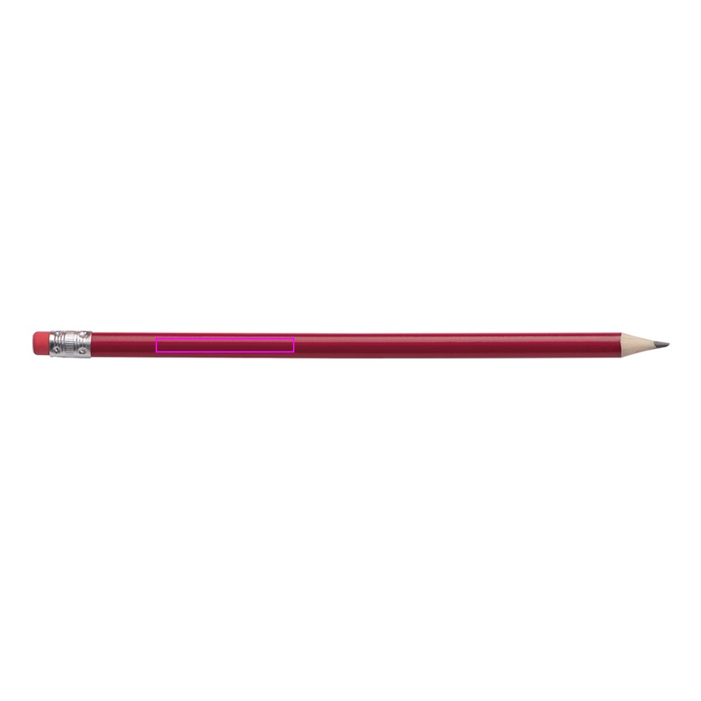 Pencil with eraser HICKORY