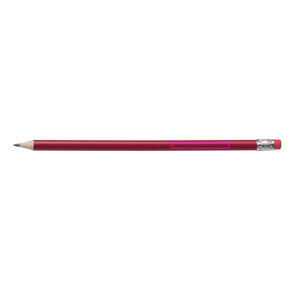 Pencil with eraser HICKORY
