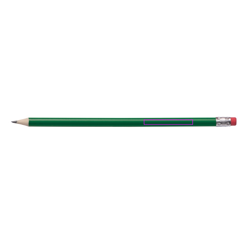Pencil with eraser HICKORY