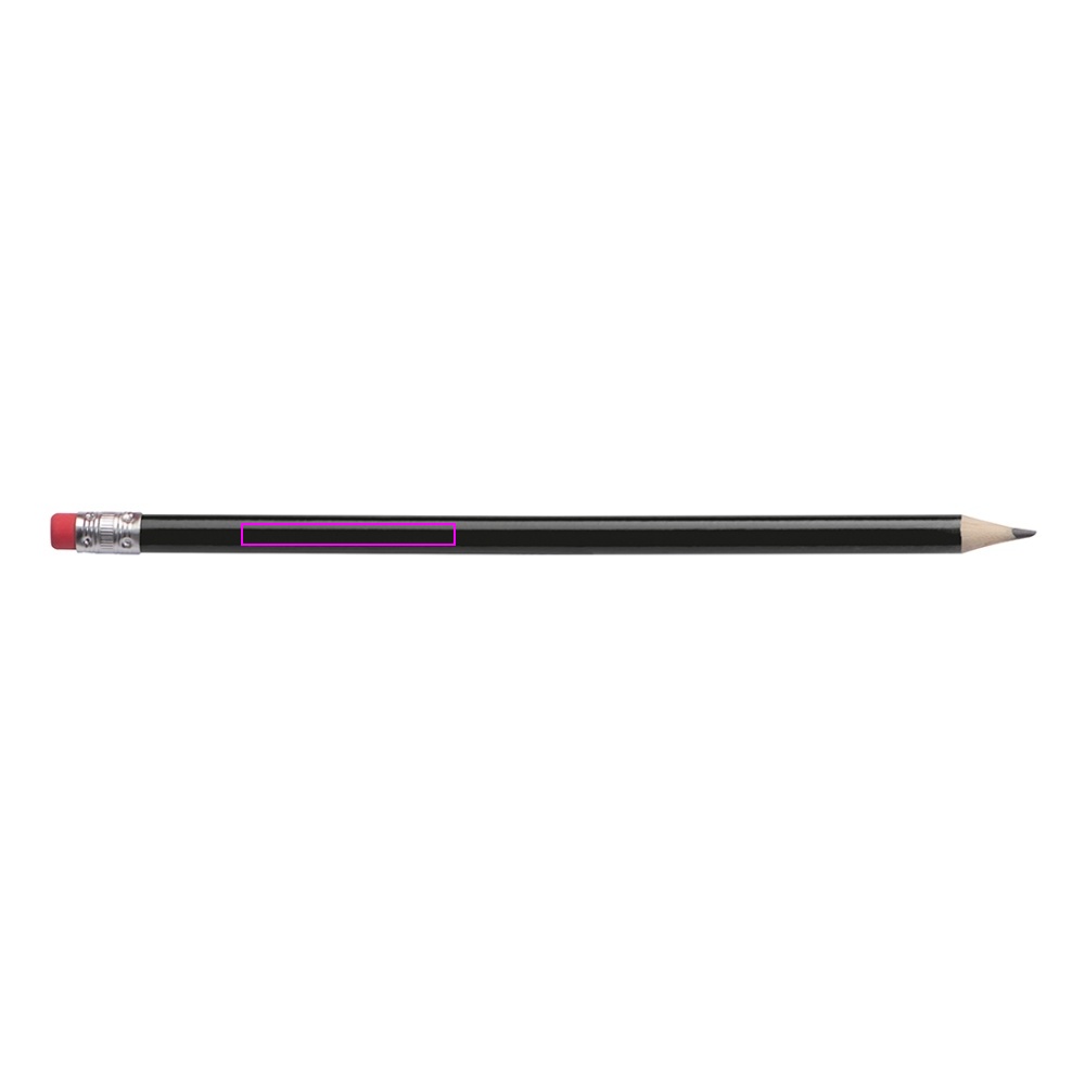 Pencil with eraser HICKORY