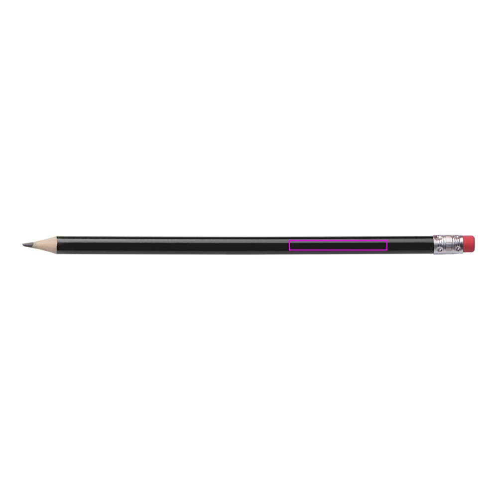 Pencil with eraser HICKORY