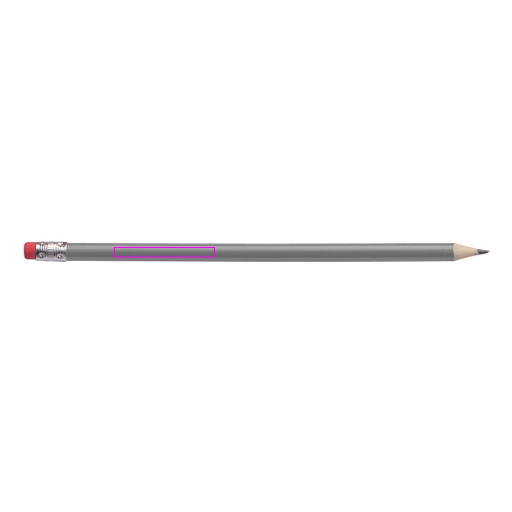 Pencil with eraser HICKORY