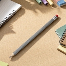 Pencil with eraser HICKORY