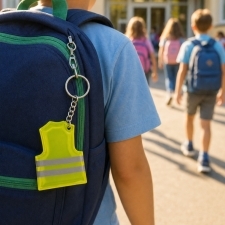 Reflective keyring SPEEDY