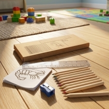 Coloring set with 10 crayons LITTLE PICASSO