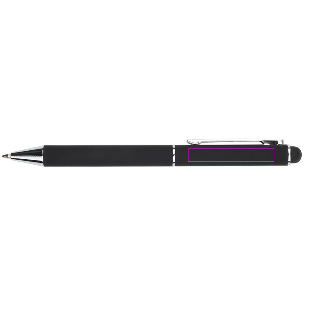 Metal ballpen touch pen soft touch CLAUDIE Pierre Cardin