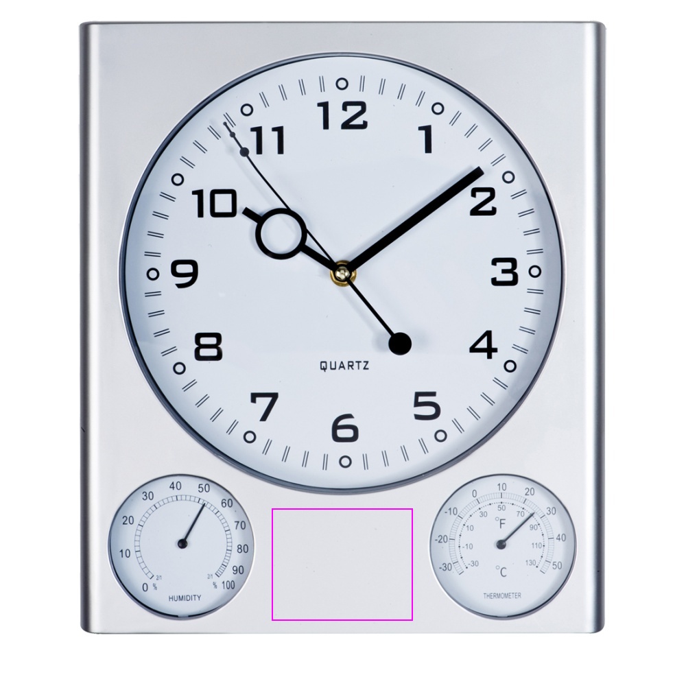 Plastic wall clock DEN HAAG