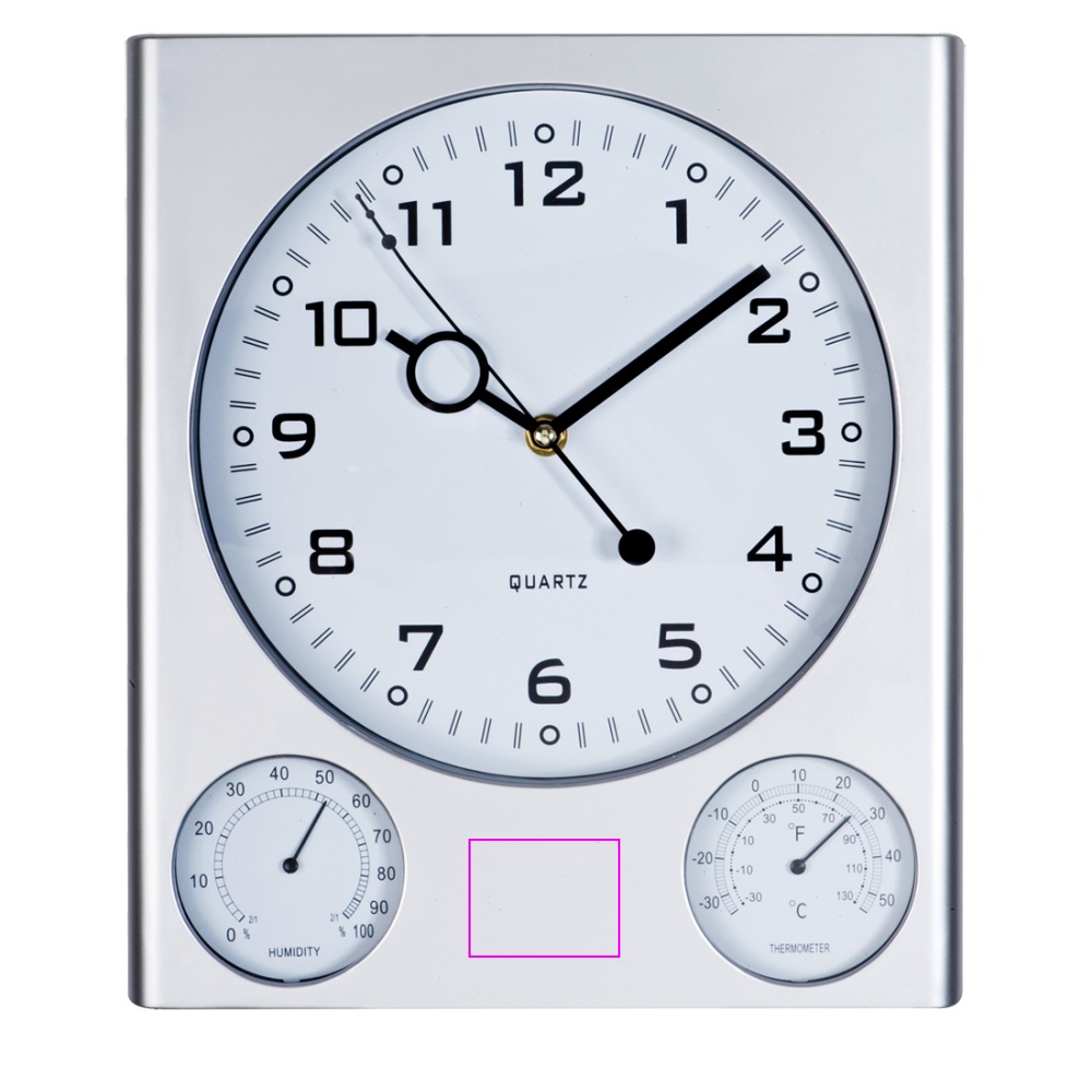 Plastic wall clock DEN HAAG