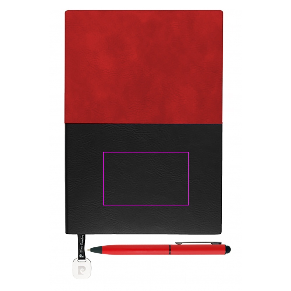 Notebook A5 dotted with ballpen REPORTER Pierre Cardin