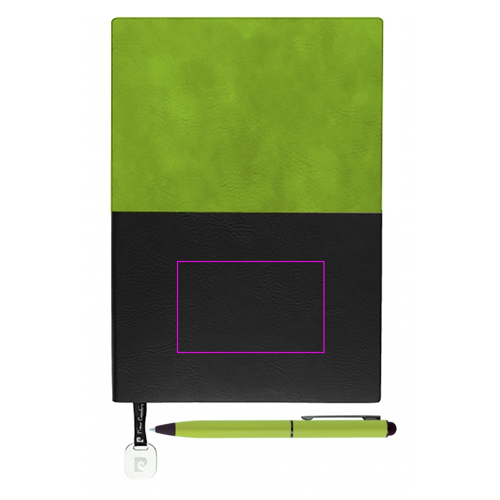 Notebook A5 dotted with ballpen REPORTER Pierre Cardin