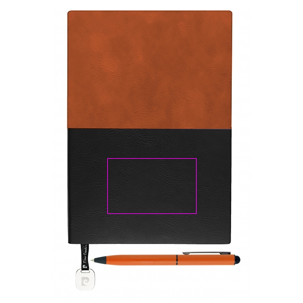 Notebook A5 dotted with ballpen REPORTER Pierre Cardin