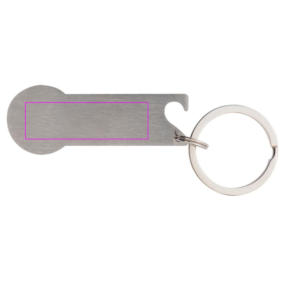 Metal bottle oballpener keyring STICKIT