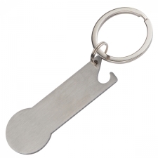 Keyring with shopping cart chip Stickit