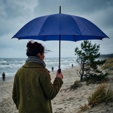 Automatic umbrella Ø130cm SUEDERDEICH