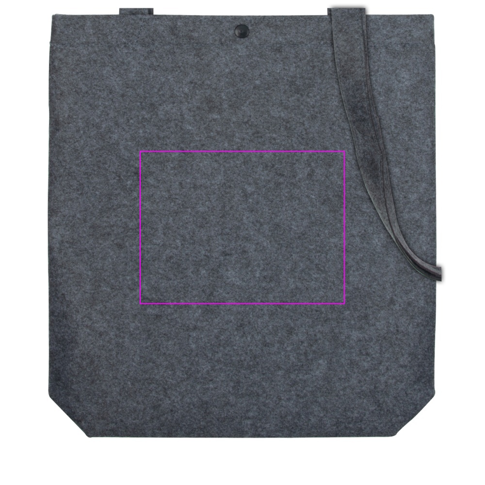Felt bag with long handles TRIESTE