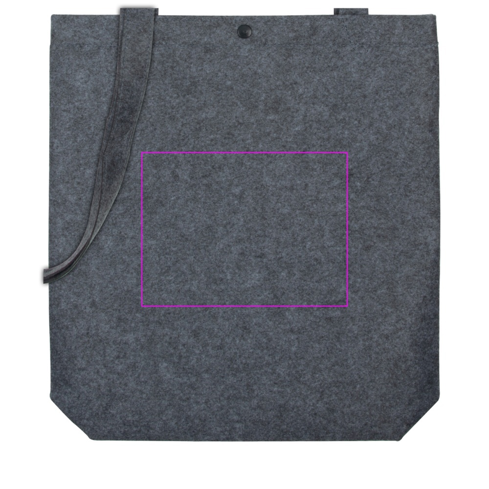 Felt bag with long handles TRIESTE