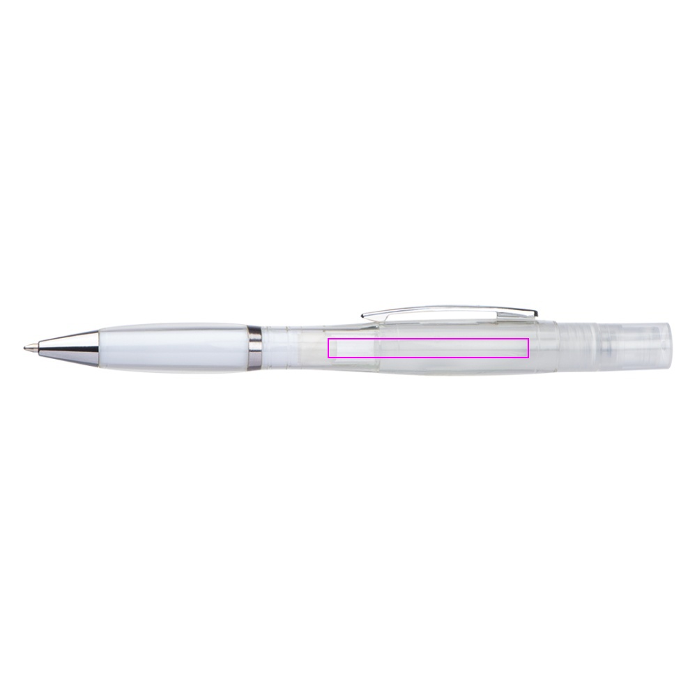 Plastic ballpen with sprayer CHARLEROI