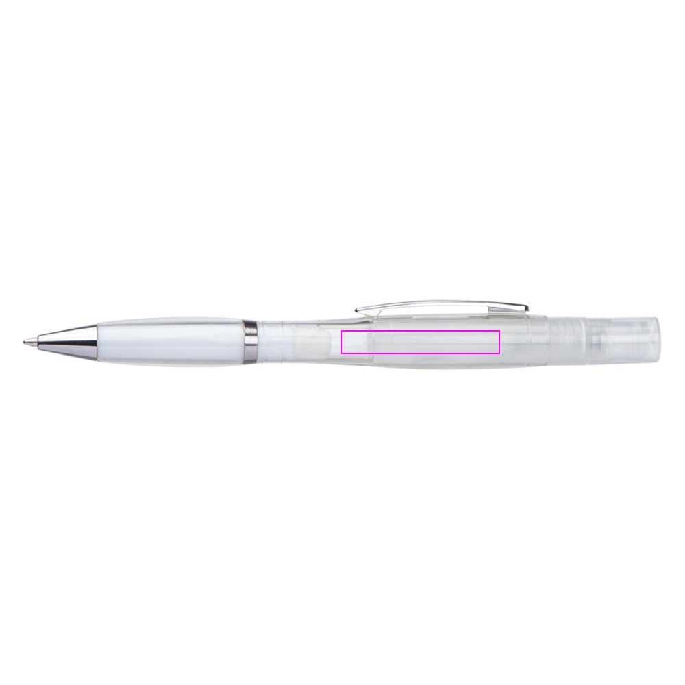 Plastic ballpen with sprayer CHARLEROI
