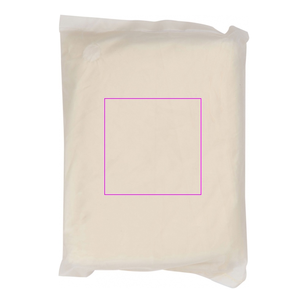 Biodegradable rain poncho FLEURUS