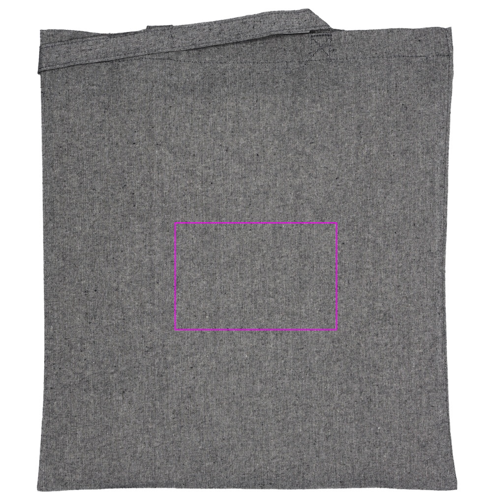 Recycled cotton bag with long handles 140 g/m² CHELMSFORD