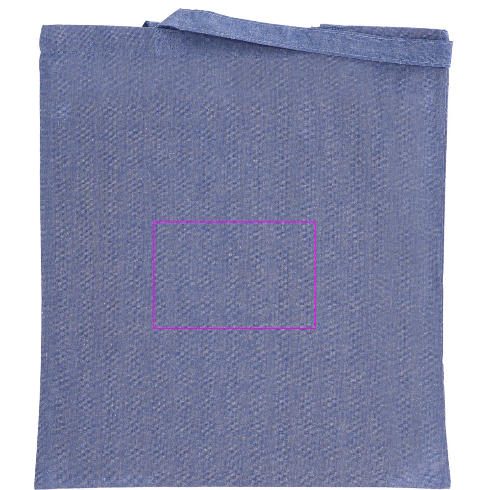 Recycled cotton bag with long handles 140 g/m² CHELMSFORD