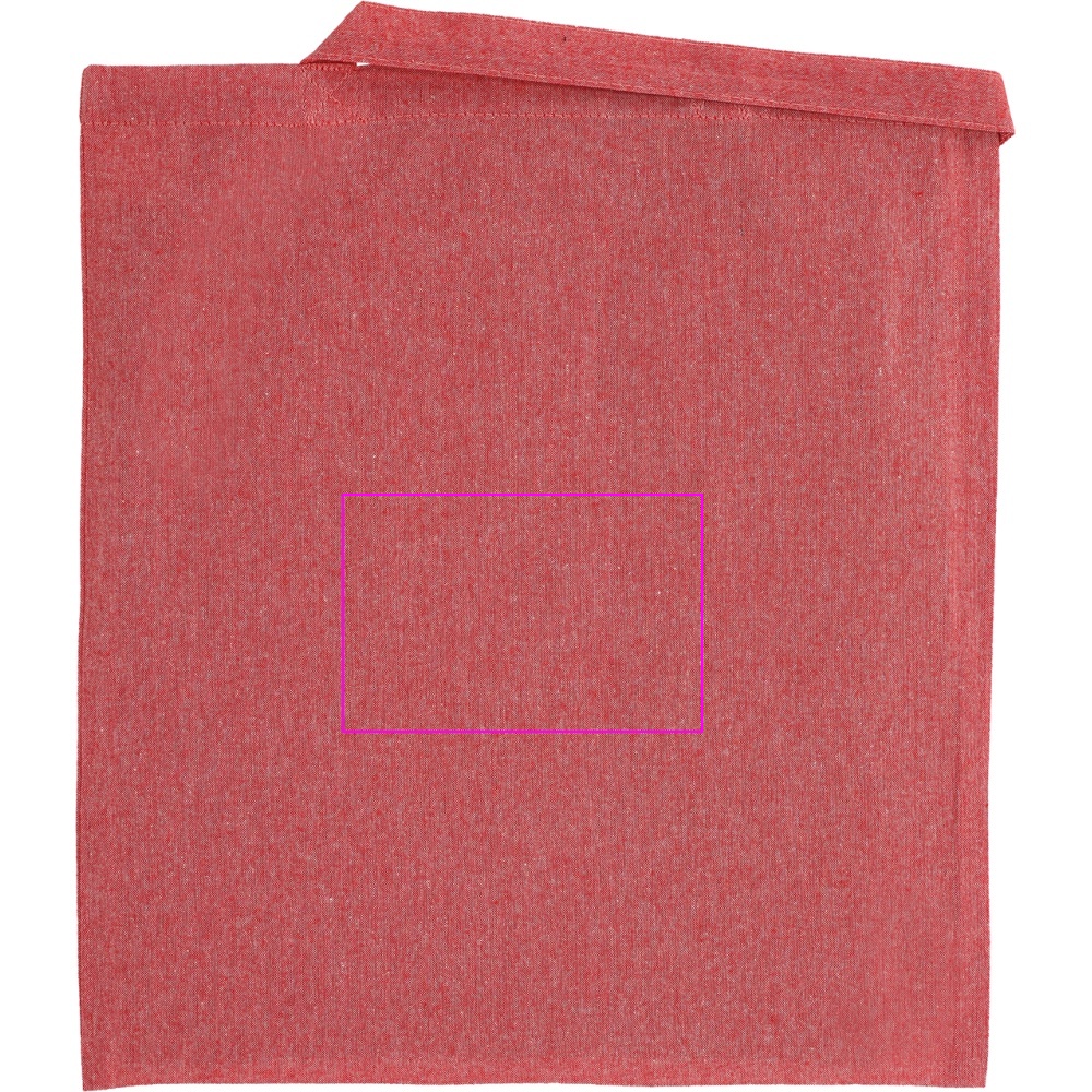 Recycled cotton bag with long handles 140 g/m² CHELMSFORD