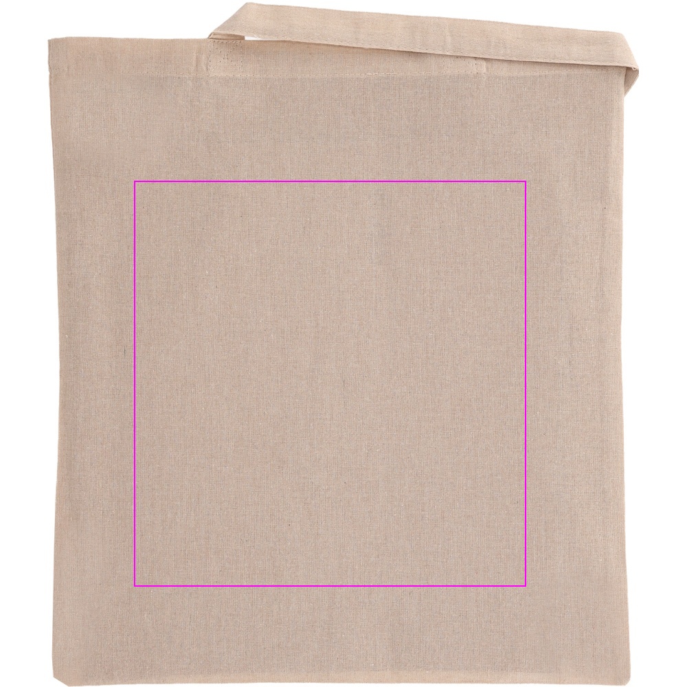 Recycled cotton bag with long handles 140 g/m² CHELMSFORD