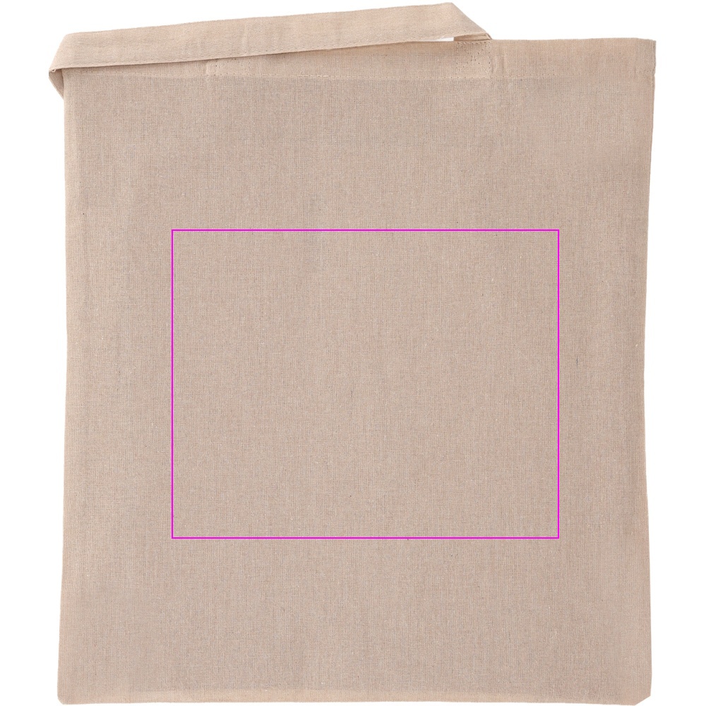 Recycled cotton bag with long handles 140 g/m² CHELMSFORD