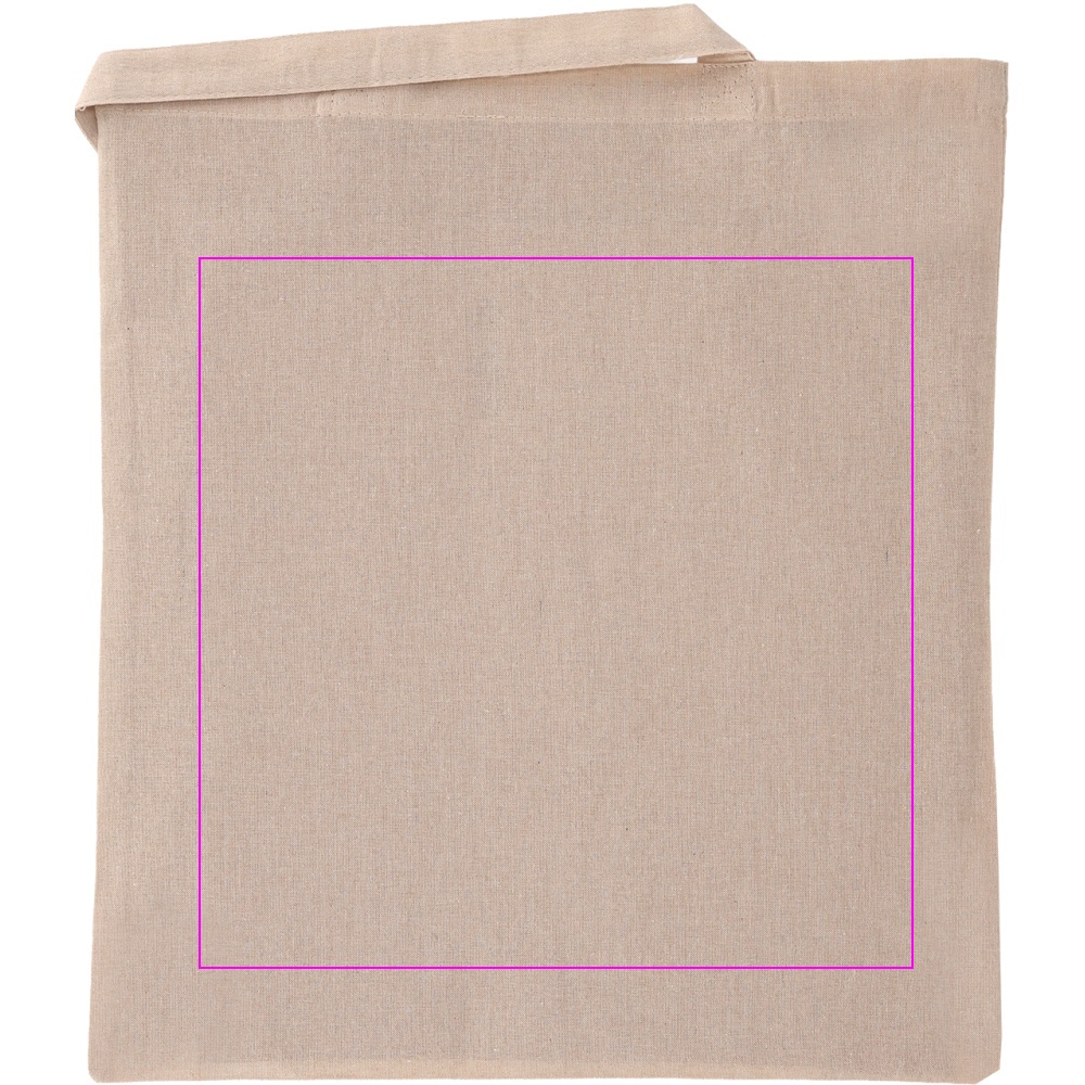 Recycled cotton bag with long handles 140 g/m² CHELMSFORD