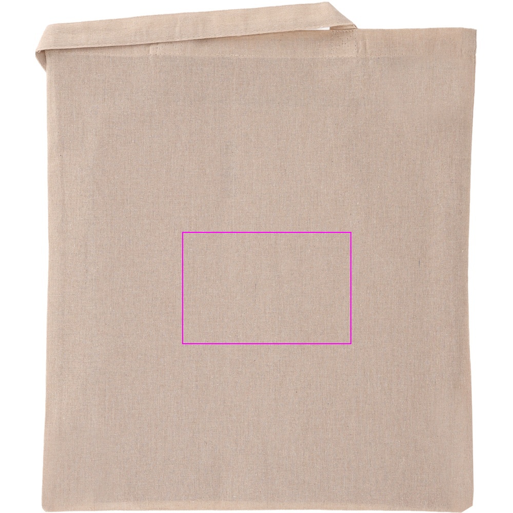 Recycled cotton bag with long handles 140 g/m² CHELMSFORD