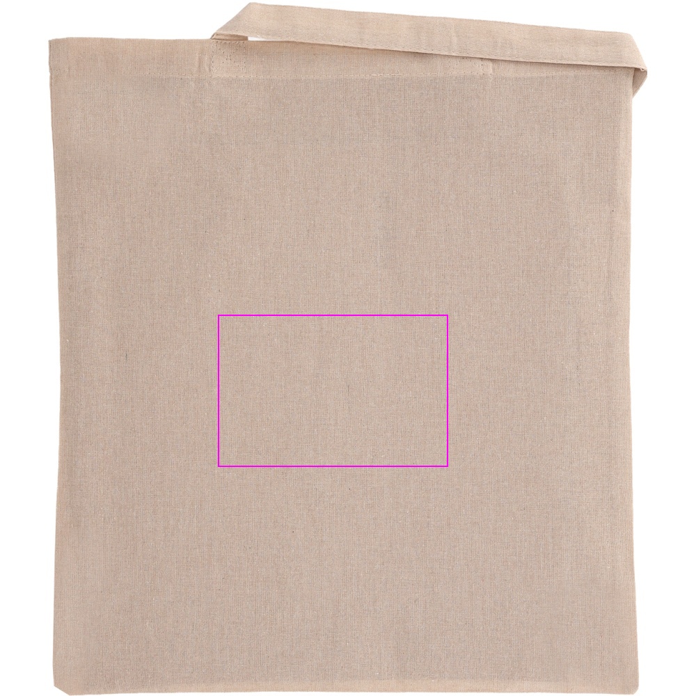 Recycled cotton bag with long handles 140 g/m² CHELMSFORD