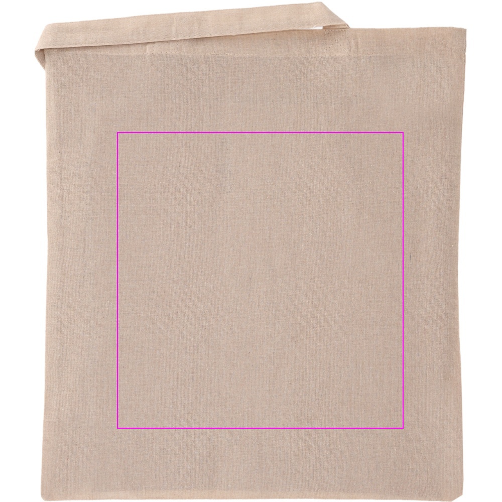 Recycled cotton bag with long handles 140 g/m² CHELMSFORD