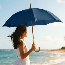 Automatic umbrella Ø105cm rPET HASSELT