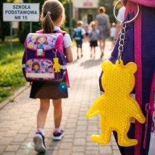 Reflective keyring BEAR