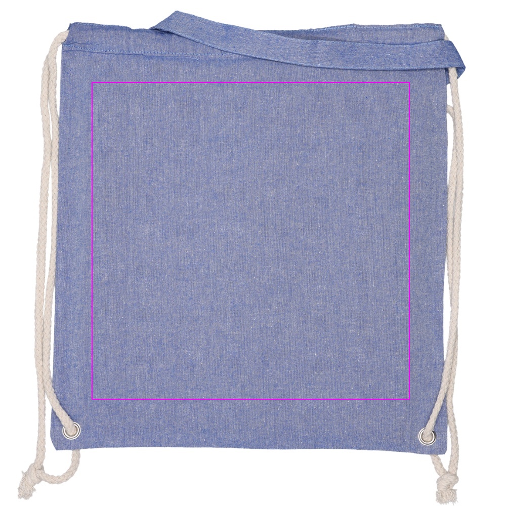 Recycled cotton bag with long handles 140 g/m² ADDISON