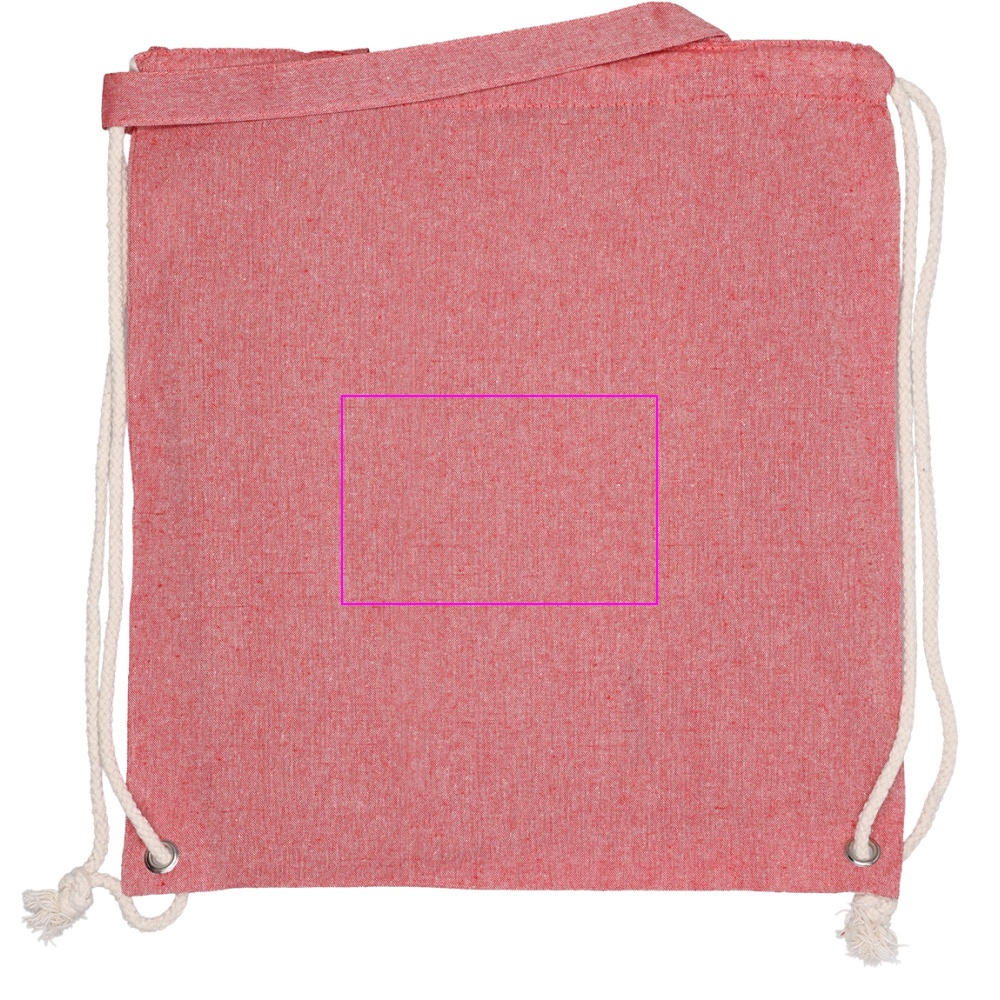 Recycled cotton bag with long handles 140 g/m² ADDISON