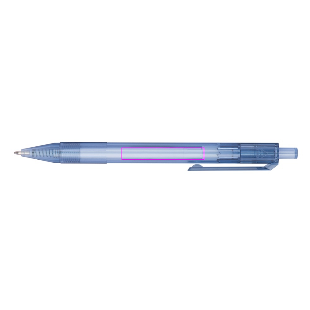 Transparent rPET ballpen GLASGOW