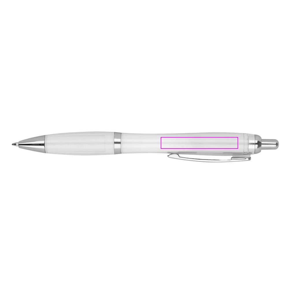 rPET Plastic transparent ballpen ALKEN