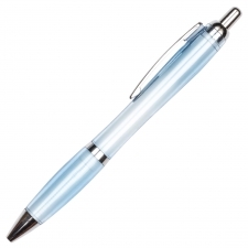 rPET Plastic transparent ballpen ALKEN