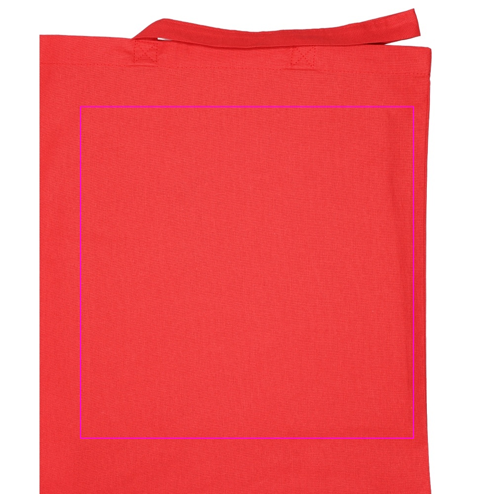Cotton bag with short handles 140 g/m² BREGENZ
